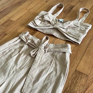 Brand New pants and crop set.